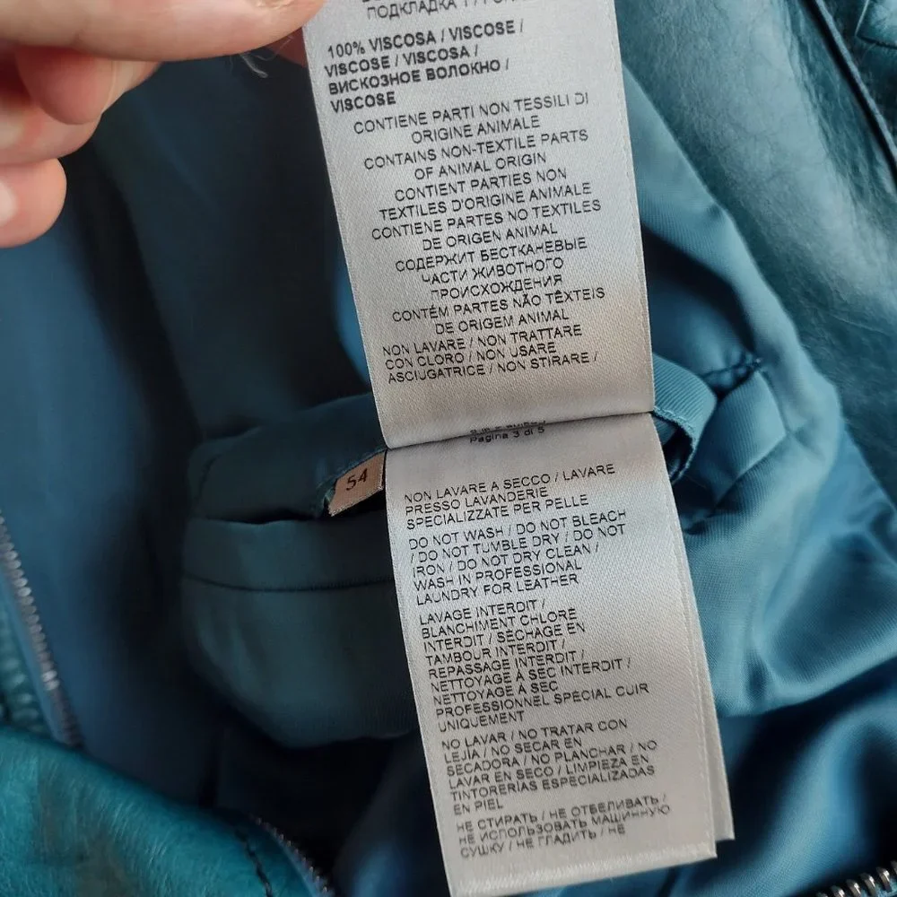 Rare AW16 Bottega Veneta Tomas Maier Leather Bomber Blouson Jacket Coat Luxury - Picture 8 of 8